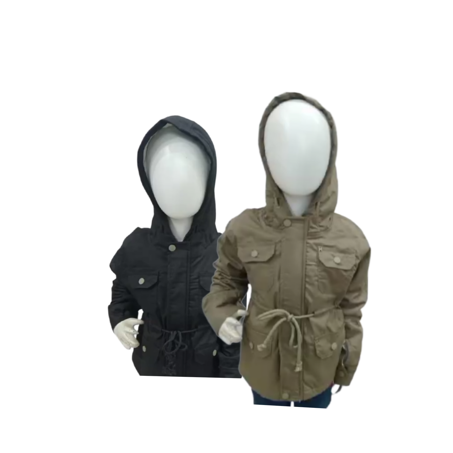 Boys & Girls Jacket Hoodie with Polar Fleece Fabric inside and Sherpa Fabric Hood