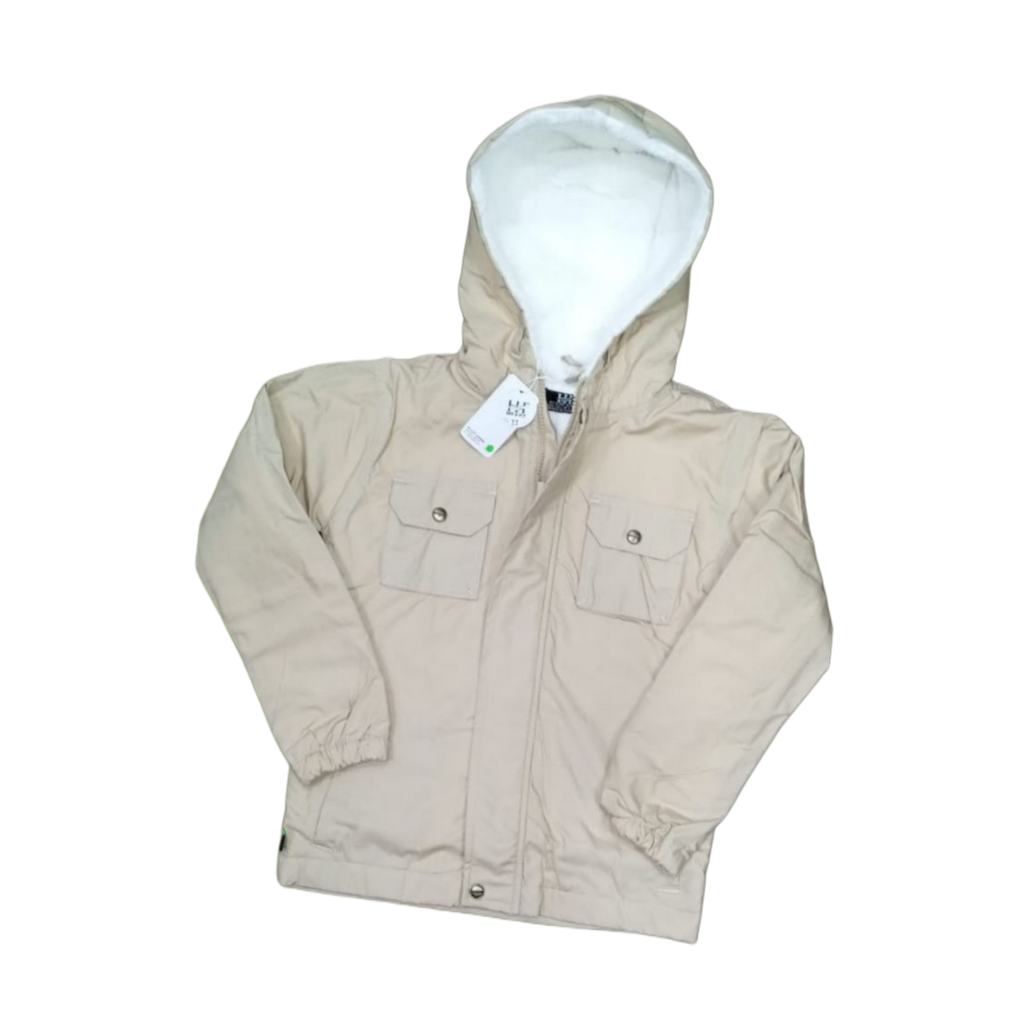 Boys & Girls Jacket Hoodie with Polar Fleece Fabric inside and Sherpa Fabric Hood