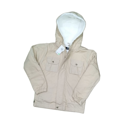 Boys & Girls Jacket Hoodie with Polar Fleece Fabric inside and Sherpa Fabric Hood